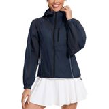 Jaqueta De Treino Avoogue Full Zip Sun Shirt Feminina Azul Marinho S