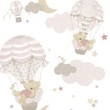 Papel De Parede Happy Infantil Branco 14818