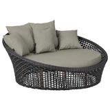 Chaise Hungria Pintura Marrom Corda Náutica E8 Trama Preto