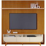 Painel Para Tv 75 Polegadas Composição Bancada Lua Cinamomo/off White