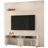 Painel Para Tv 75 Polegadas Composição Bancada Prestigio Calacata/off White