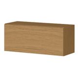 Armário Aéreo Para Geladeira 100% Mdf 80cm Luna Atacama/branco