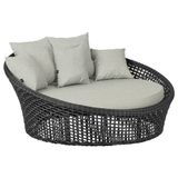 Chaise Hungria Pintura Preta Corda Náutica E3 Trama Original Preto