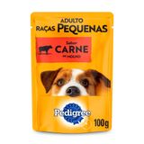 Ração Úmida Pedigree Sachê Cães Adultos Raças Pequenas Carne Ao Molho 100g