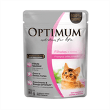 Ração Úmida Optimum Sachê Gatos Filhotes Frango 85g