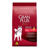 Ração Granplus Menu Cães Adultos Porte Médio E Grande Carne E Arroz 20kg