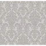 Papel De Parede Serendipity 2 Damask Cinza Sr210102