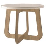 Mesa De Centro Para Sala De Estar 59 Cm 4551 Off White Carvalho Arly Off White Carvalho