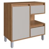 Gabinete Suspenso 1 Porta E 2 Gavetas 80 Cm Bl2001 Mell Arenas Faem Mell Arenas
