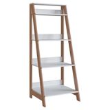 Estante Multiuso 4 Prateleiras B81 Branco Montana Novam Branco Montana