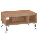 Mesa De Centro Sala De Estar 91 Cm 4215 Carvalho Arly Carvalho