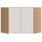 Armario Aereo Canto Obliquo 2 Portas 75 Cm Cd685 Branco Dtall