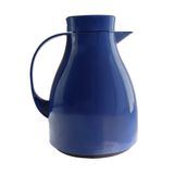 Garrafa Térmica Bule Com Gatilho 1 Litro Café - Azul
