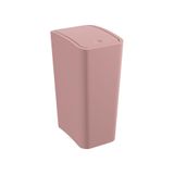 Lixeira Astra Ltc2 Com Tampa Click 8l Retangular Rose