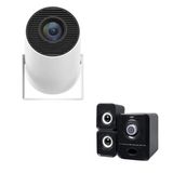 Kit Completo: Projetor Hy300 E Caixa De Som – Alta Definição!