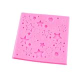 Molde Silicone Estrelas Finas Sol Açucar Fondant Chocolate