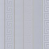 Papel De Parede Versace V Listrado Cinza 935245