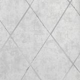 Papel De Parede Santorini Geométrico Cinza Sn131