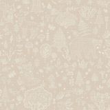 Papel De Parede Happy Infantil Bege 14809