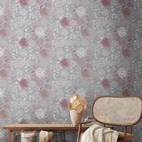 Papel De Parede House Of Turnowsky Floral Cinza 389002