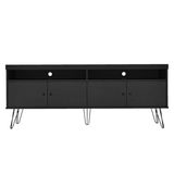 Rack Para Sala De Tv 75 Pol 160 Cm 4609 Preto Arly
