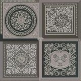 Papel De Parede Versace V Arabesco Cinza 387044