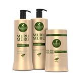 Kit Shampoo, Condicionador E Máscara Haskell Murumurú 900g