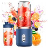 Mini Liquidificador Portátil 400ml Processador De Frutas