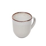 Caneca Em Cerâmica Linear 380ml Lyor Cinza