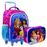 Combo Mochila + Estojo Princesas Disney