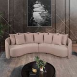 Sofa 4 Lugares Organico Amendoa 288cm Cru