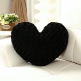 Almofada Decorativa Ailive Black Heart Accent Com Padrão Rosa
