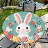Capa De Mesa Yead Elastic Edged Round Easter 132cm