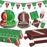 Conjunto De Decorações De Festa De Aniversário De Futebol Para 30 Com 123 Unidades