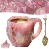 Caneca De Café Mineral Crystal 325ml Com Colher Multicolor 2025