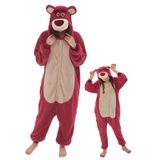 Pijama Gonaap Rose Bear, Macacão Unissex Para Adultos De 9 A 10 Anos