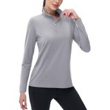 Camisa Magcomsen Com Zíper 1/4 Upf 50+ Com Proteção Solar Feminina