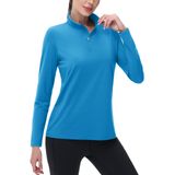 Camisa Rash Guard Magcomsen Com Zíper De Manga Comprida Feminina