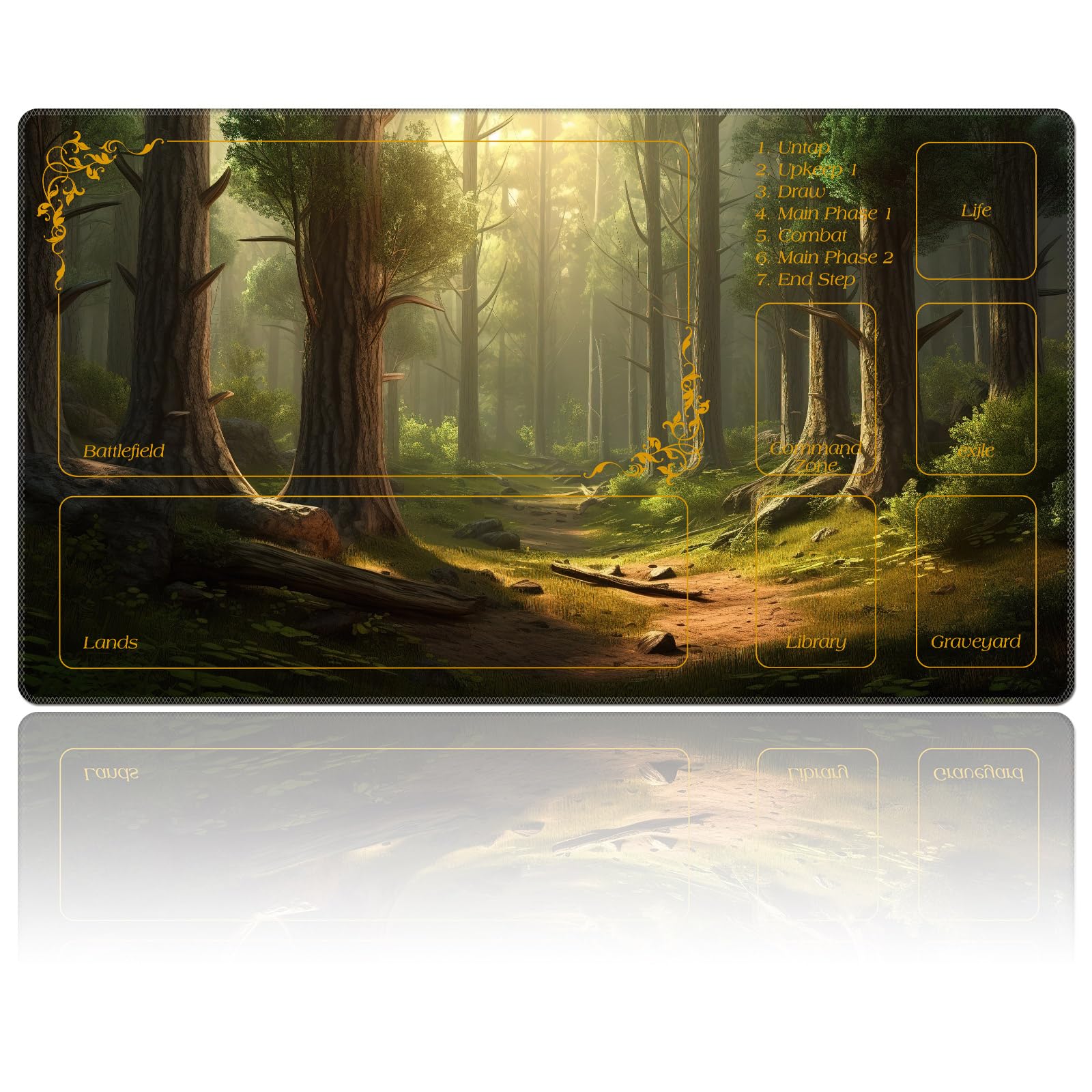 Playmat Degdfsgr Para Mtg Tcg Commander Sunshine Fairy Tale