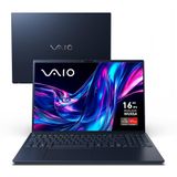 Notebook Vaio Fe16 Amd Ryzen 7-5700u Linux 32gb 512gb Ssd Tela 16 Ips Wuxga Antirreflexo - Cinza Grafite