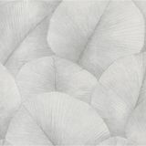 Papel De Parede Sheilas Folhagem Cinza 34509