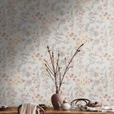 Papel De Parede Metropolitan Stories 3 Floral Cinza 391171ms
