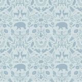 Papel De Parede Minime Infantil Azul 17143