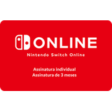 Gift Card Digital Nintendo Cash Switch Online 3M 48BRL eGift