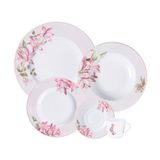 Aparelho De Jantar Tramontina Poème Em Porcelana Decorada 20 Peças