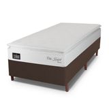 Cama Box Solteiro Hellen Ortopédico Konfort Espuma D33 Pillow Top 0,88x188x57cm