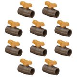 10 Unidades Registro Esfera Vs Compacto Soldável 20mm Tigre