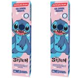 2x Gel Dental Infantil Stitch Sabor Morango 50g -dentalclean