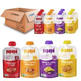 Kit Mix De Papinhas Orgânicas Papapá 4 Tipos (12 Unidades)