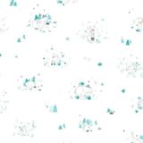 Papel De Parede Tartine Et Chocolat 4 Infantil Azul 36230601tc